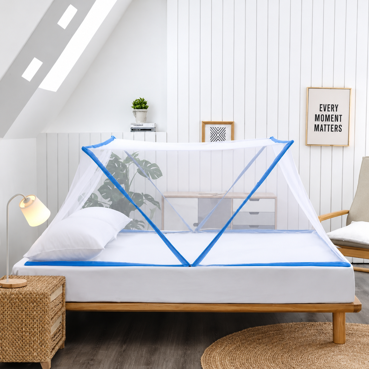 Toldillo Mosquitero Plegable — Duerme sin Zancudos, Sin Químicos